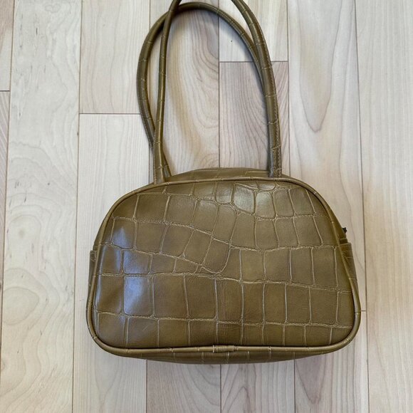 Vintage Y2K Point Zero Bowling Bag – Croc Embossed Pleather - Picture 5 of 8